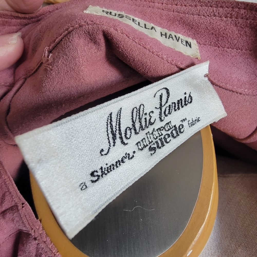 Vintage Russella Haven Suede Dress – Union Made – Mollie Parnis - Picture 12 of 12